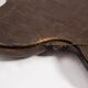 Medium vintage mirror in dark brown wood, Europe, 1960.
