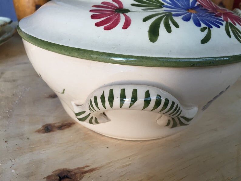 Vintage earthenware soup st Clement