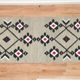 Ethnic wool carpets entirely handmade