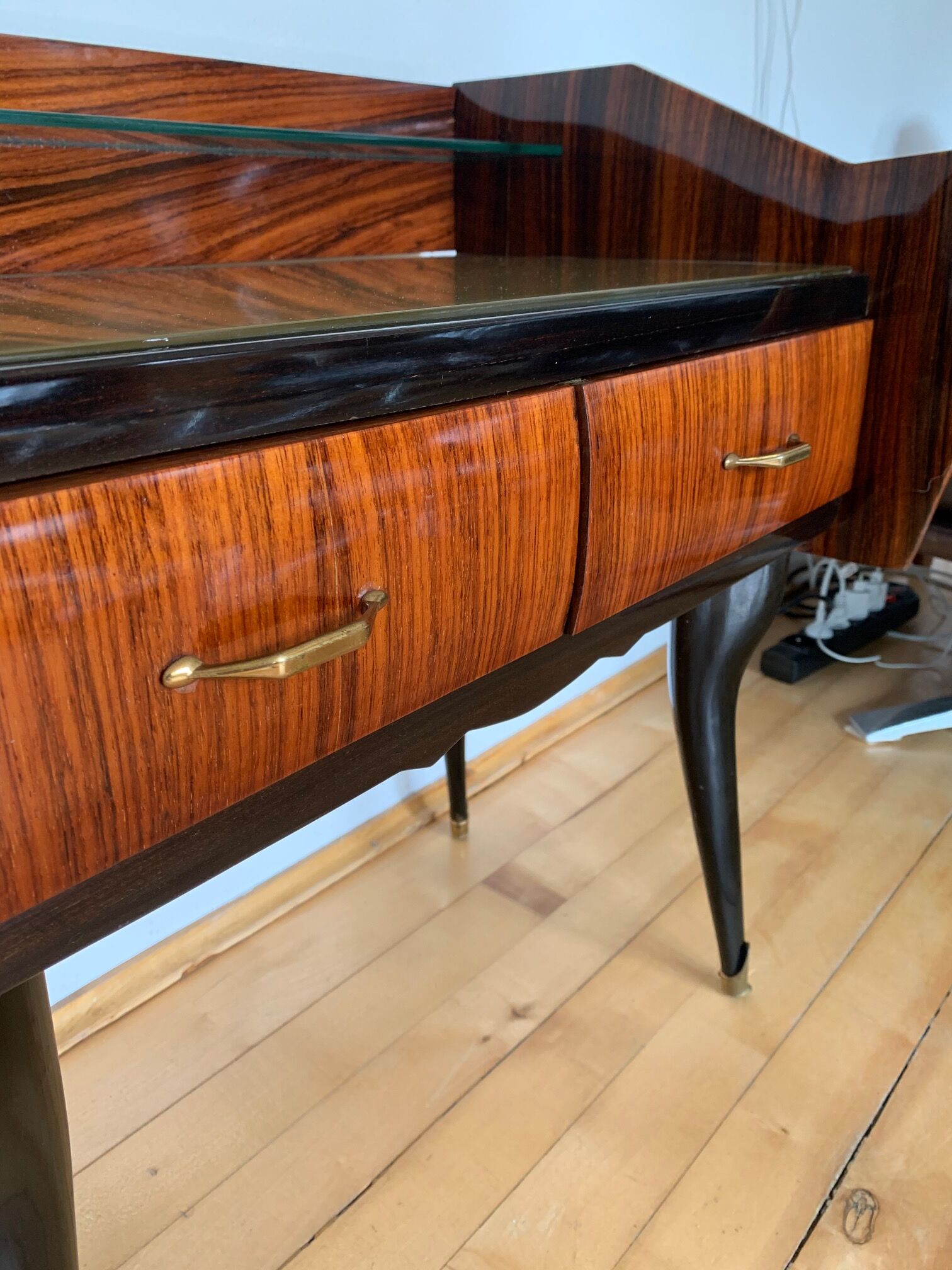 Pair of bedside tables by Paolo Buffa, Italy, 1950s