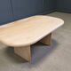 Vintage Italian travertine coffee table, 1970s