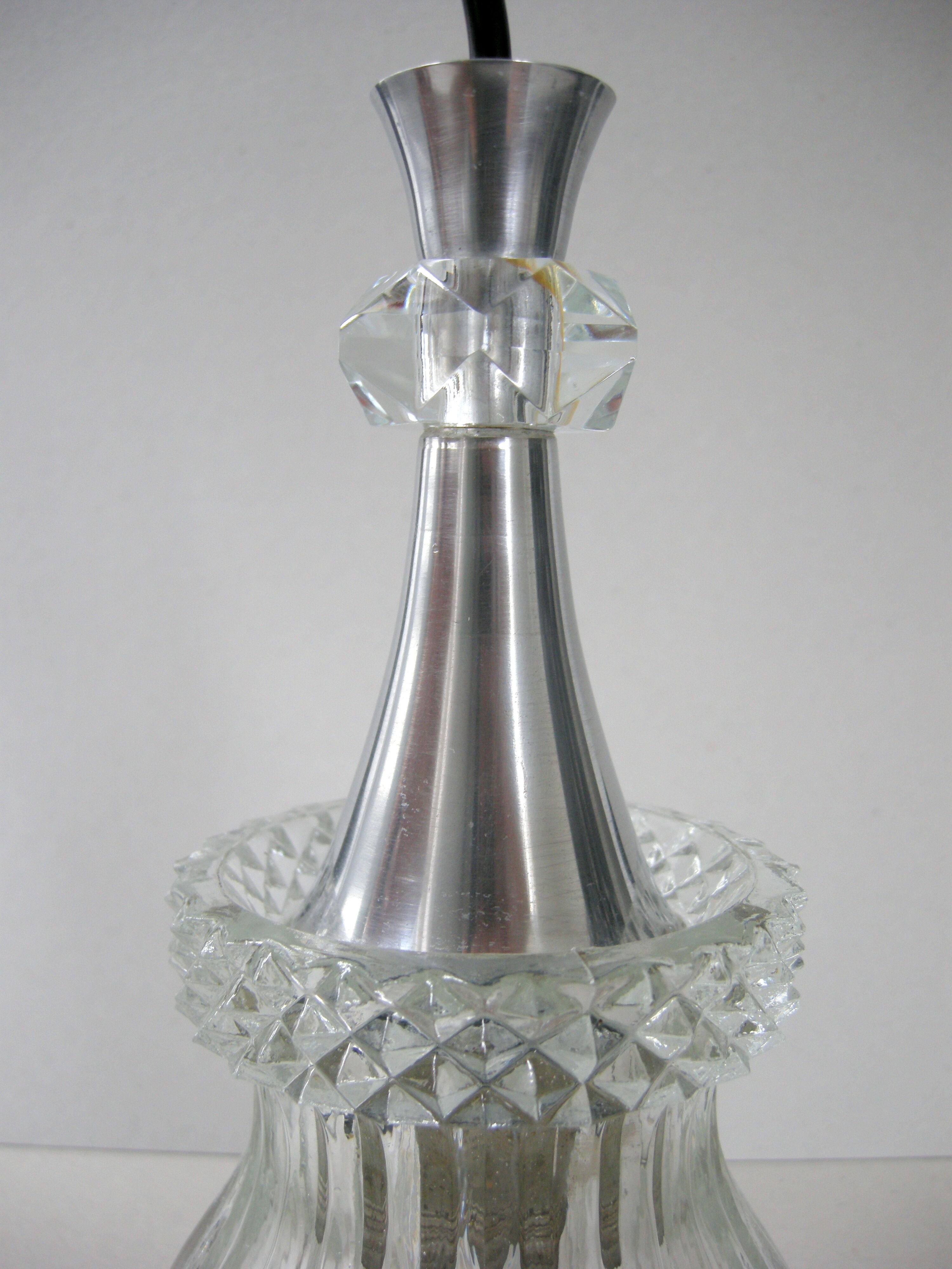Suspension vintage 1960 verre