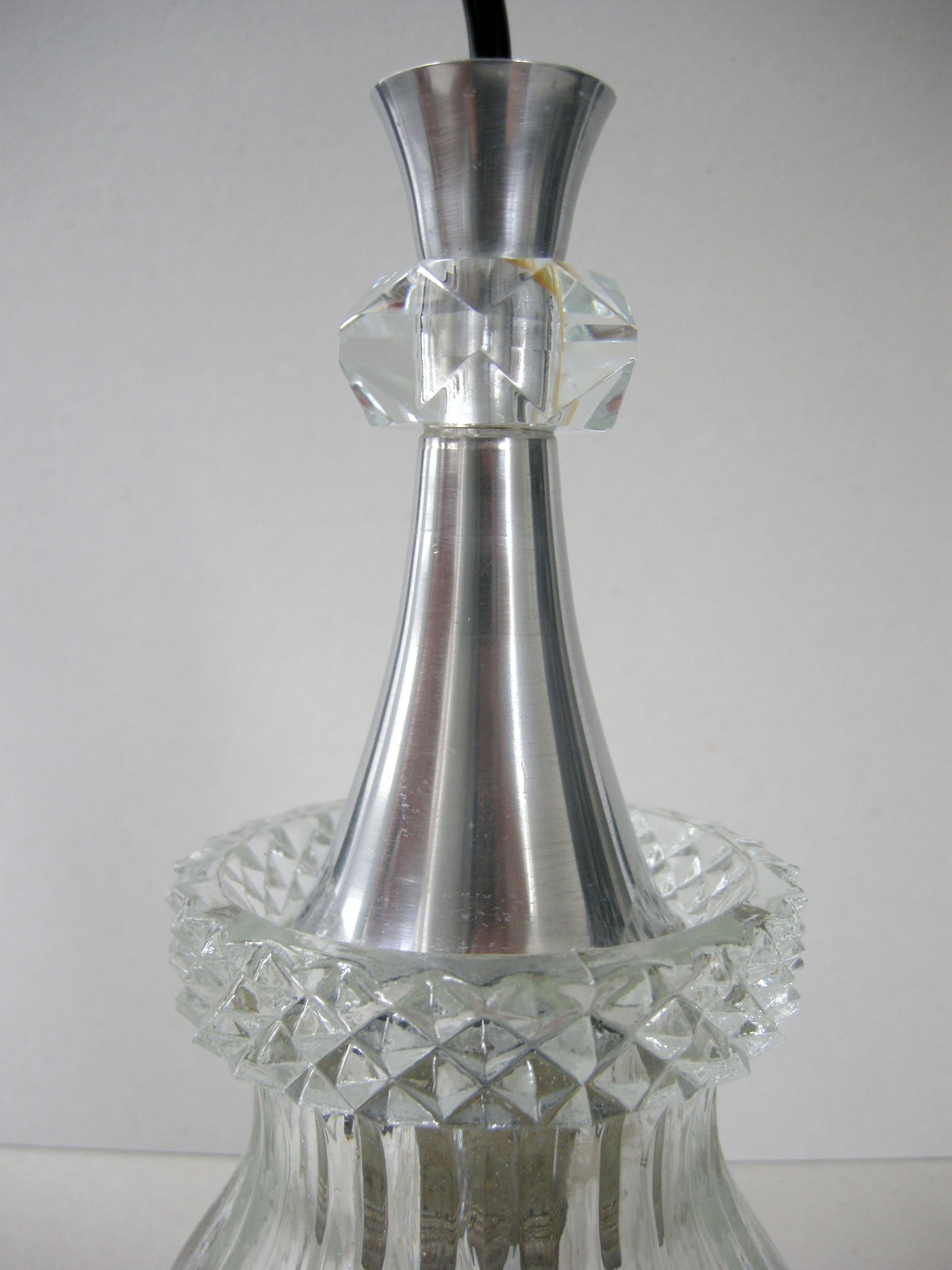 Vintage pendant lamp 1960 glass