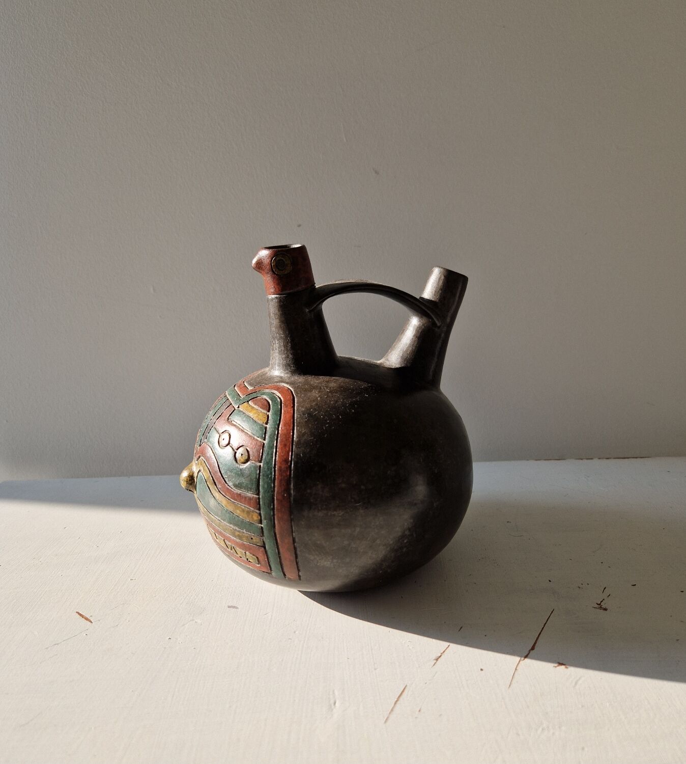 Vase céramique zoomorphe