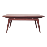 Teak liftable coffee table, Denmark - 1960