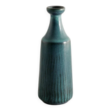 Vintage Swedish Mid Century Turquoise Blue Vase Gunnar Nylund, 1950s