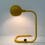 Mid-century design yellow tubular table lamp, 1970’s
