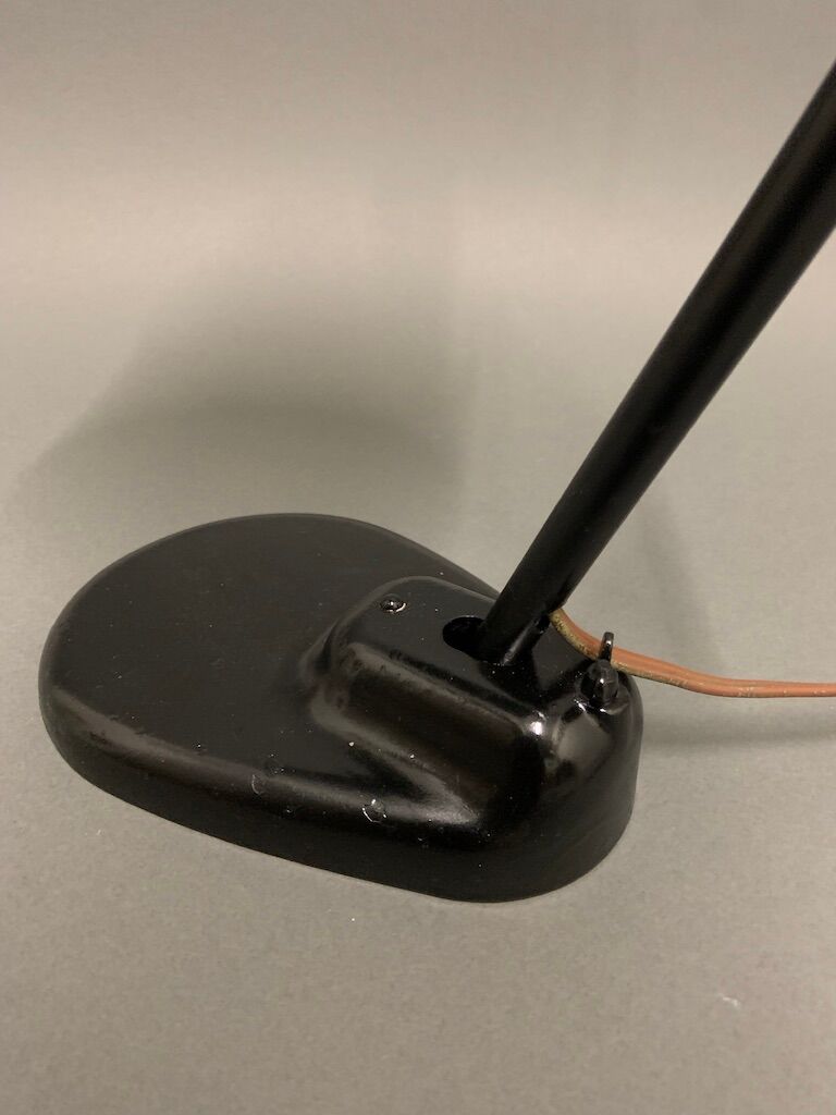 Old black modernist lamp 1930