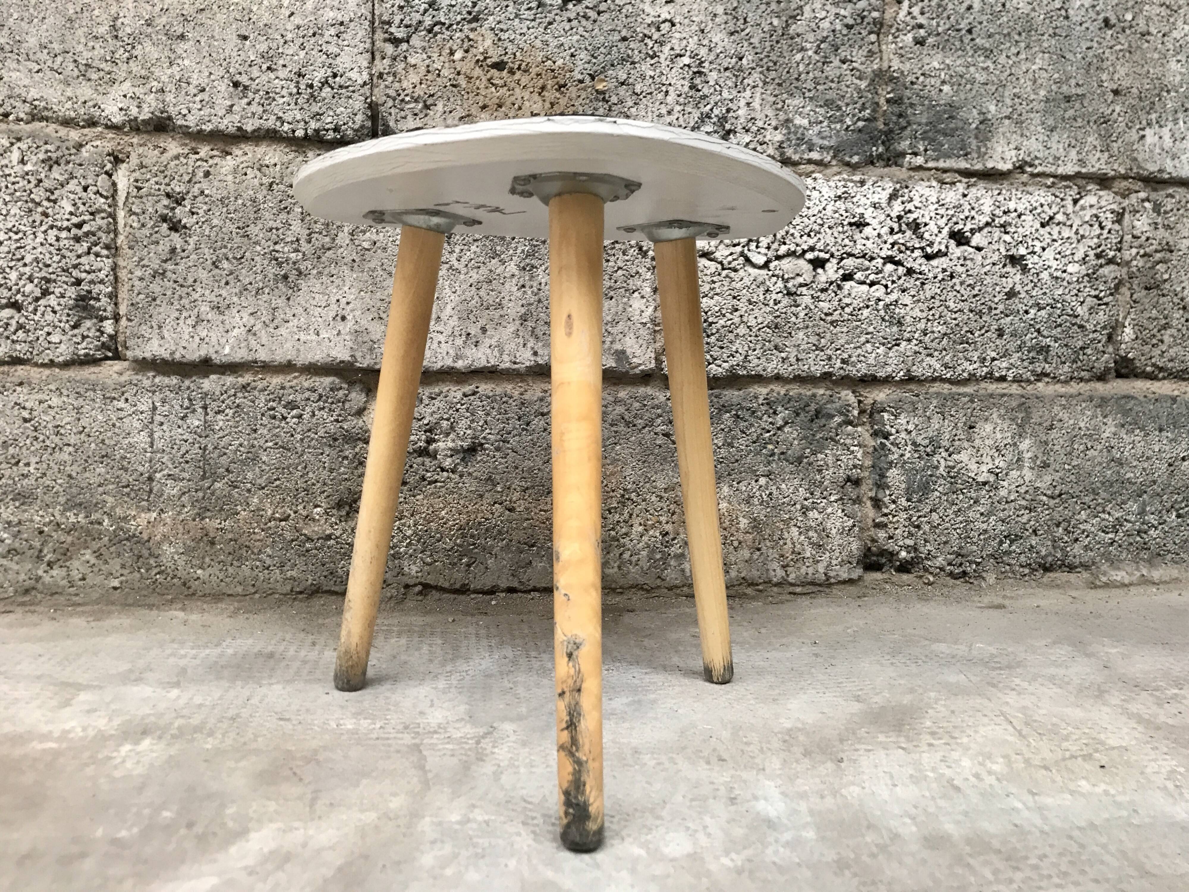 Triangular coffee table 1970