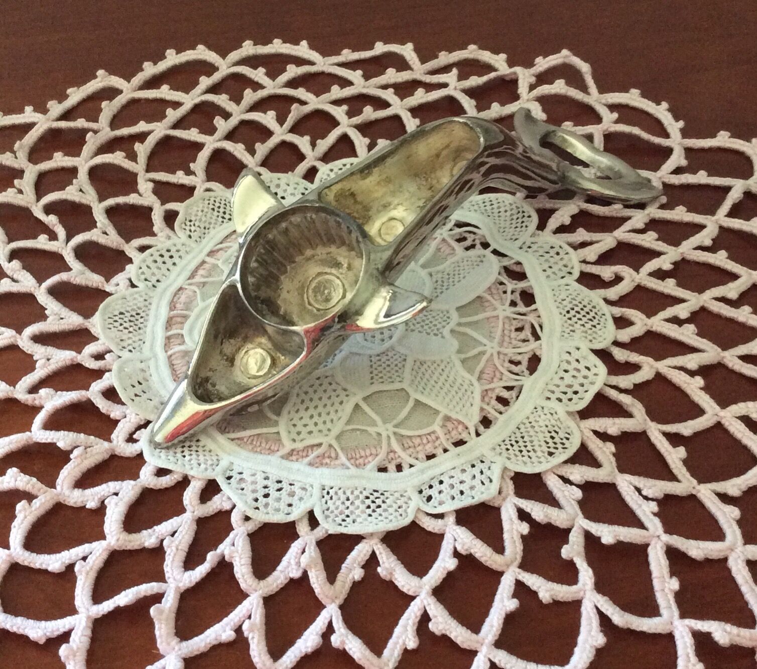 Bottle opener and bottle opener silver metal - vintage
