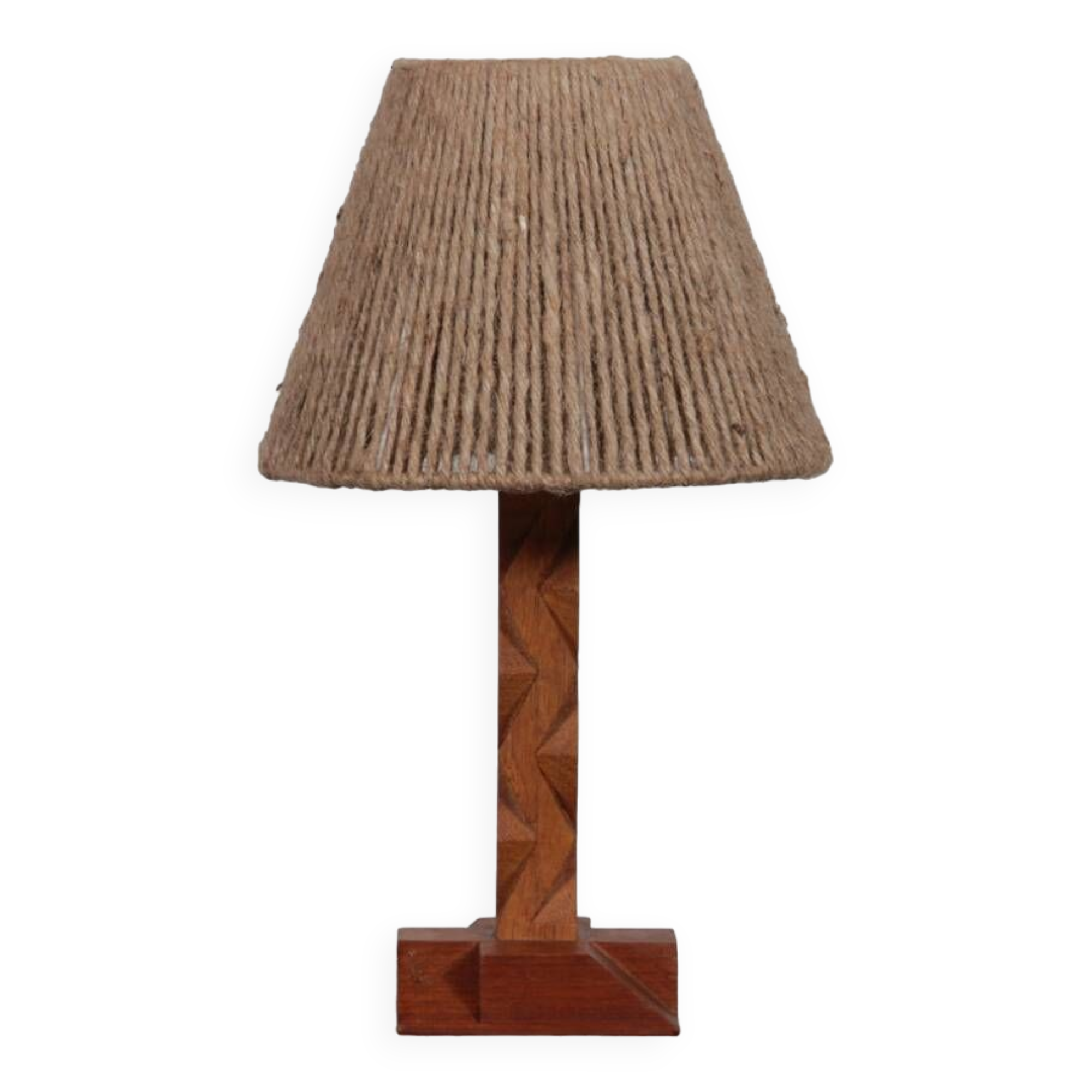 Vintage wooden lamp 1960