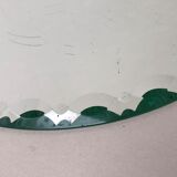 Beveled round mirror 25cm