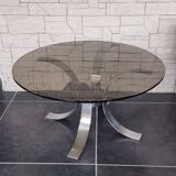 smoked glass coffee table – 1970