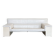 Cini Boeri for Knoll Three Seater Sofa 'Brigadier' in White Leather, 1970s