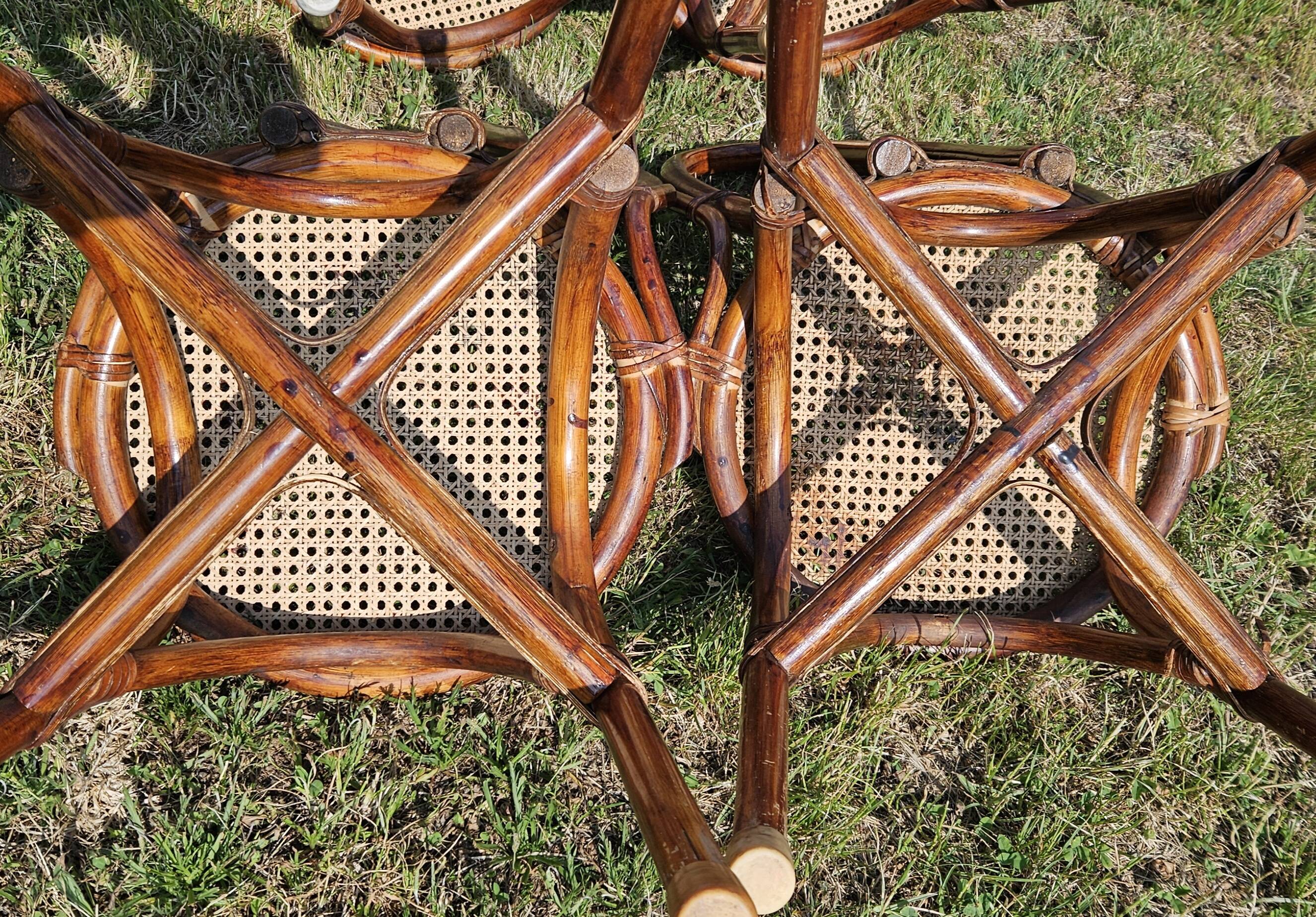 Vintage Rattan and Cane Dining Room
