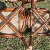 Vintage Rattan and Cane Dining Room