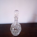 Crystal vase and decanter