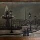 Oil 1950 Paris Night by Alberto Spadolini