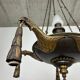 Extraordinary Art Deco chandelier with bronze eagles.
