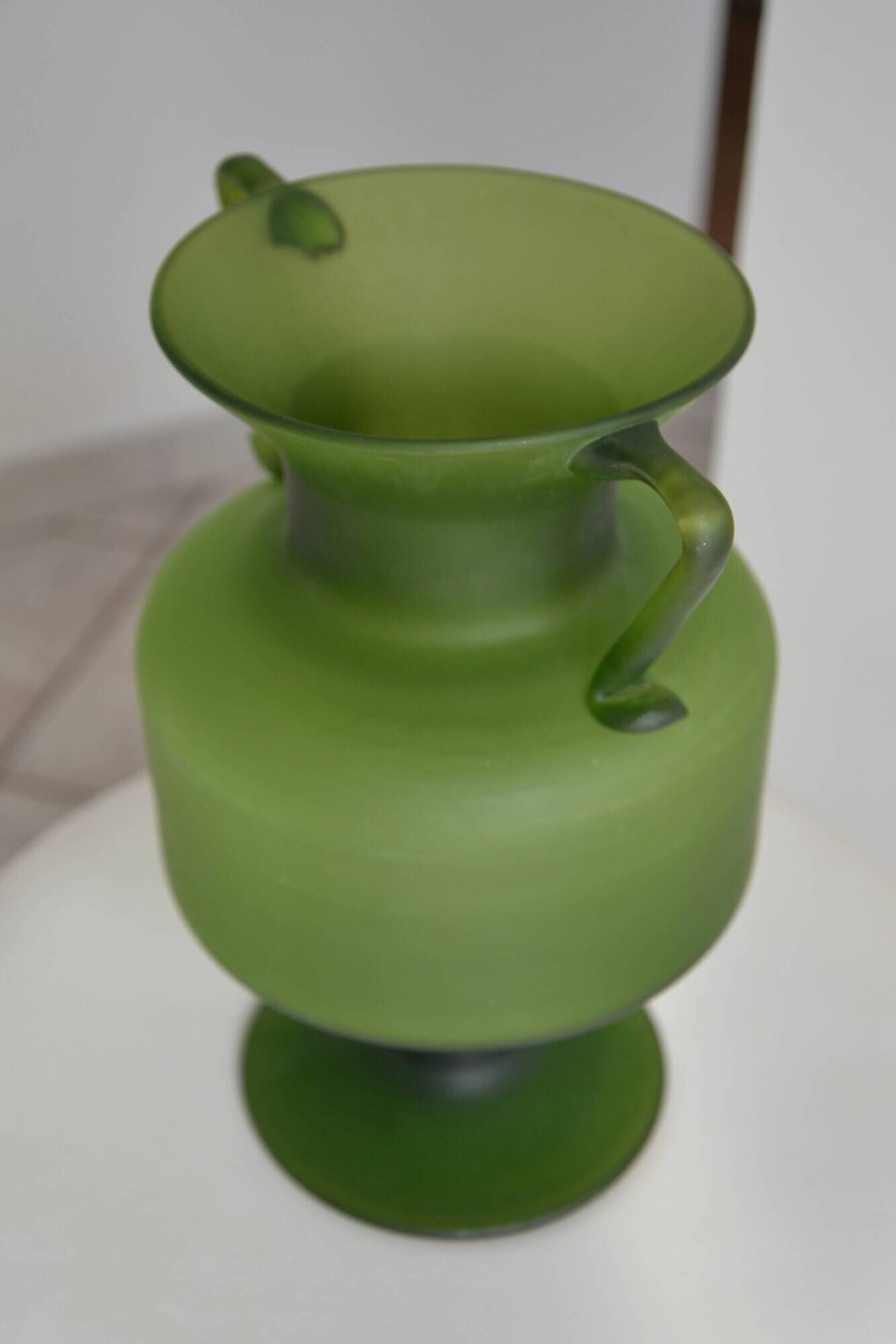 Vase made of glass paste