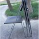 Foldable chairs (x4) solid steel