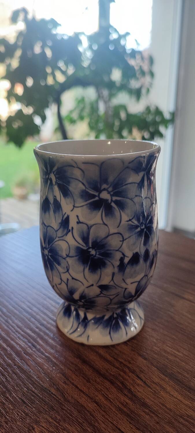 Antique Floral Porcelain Mug/Cup