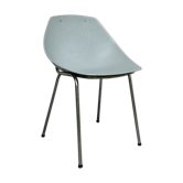 Grey shell chair Pierre Guariche for Meurop 1960s