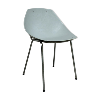Chaise coquillage grise Pierre Guariche pour Meurop années 1960