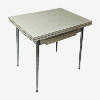 Table vintage en formica avec rallonge