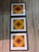 Triptyque Art Optique - 3 Tableaux Vintage - Victor Vasarely - Cadres