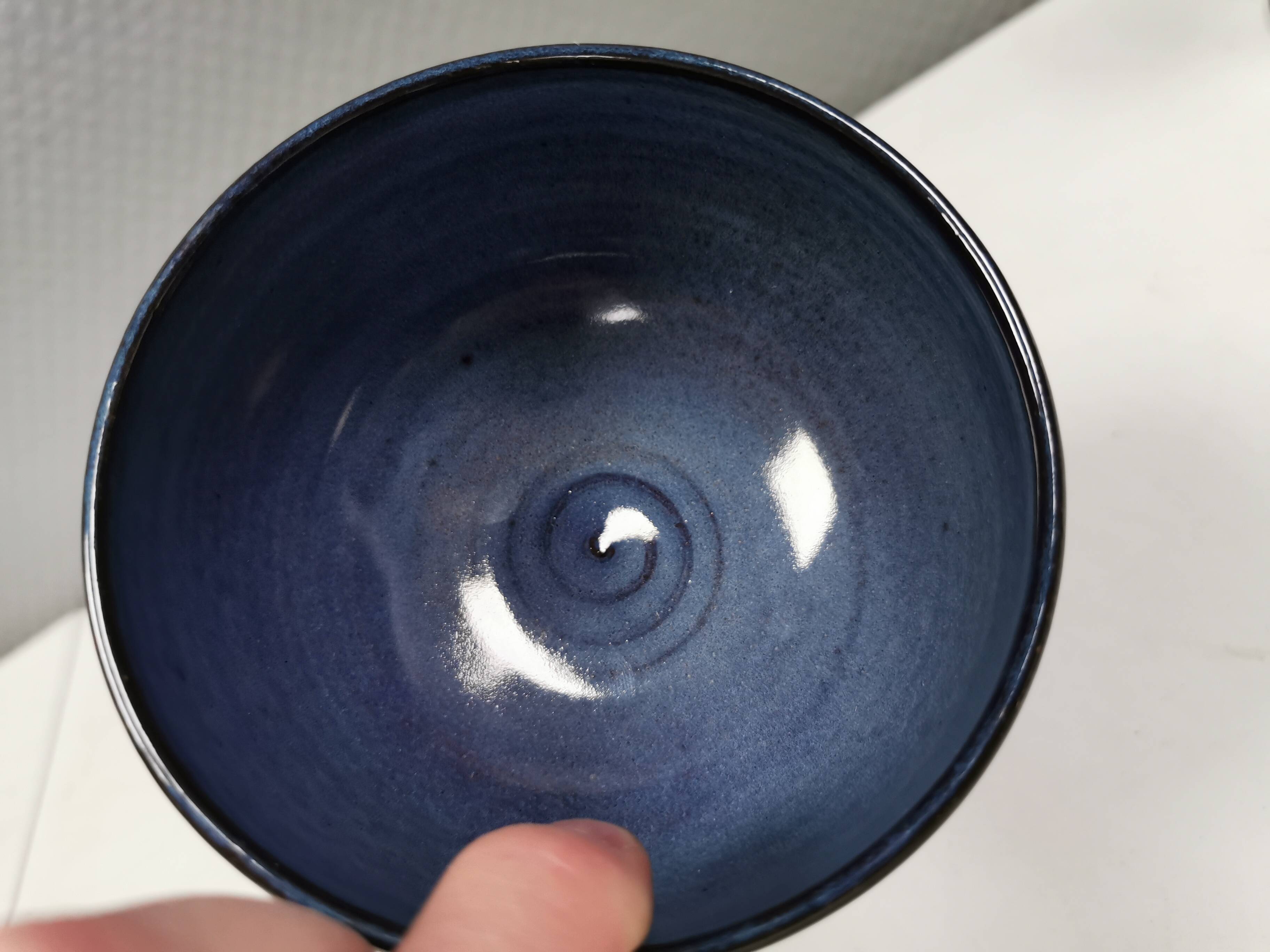 Small beautiful ceramic sugar bowl, from Hyllested Ceramics Denmark