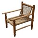 Vintage Lounge chair in style of Audoux  France 50's Design