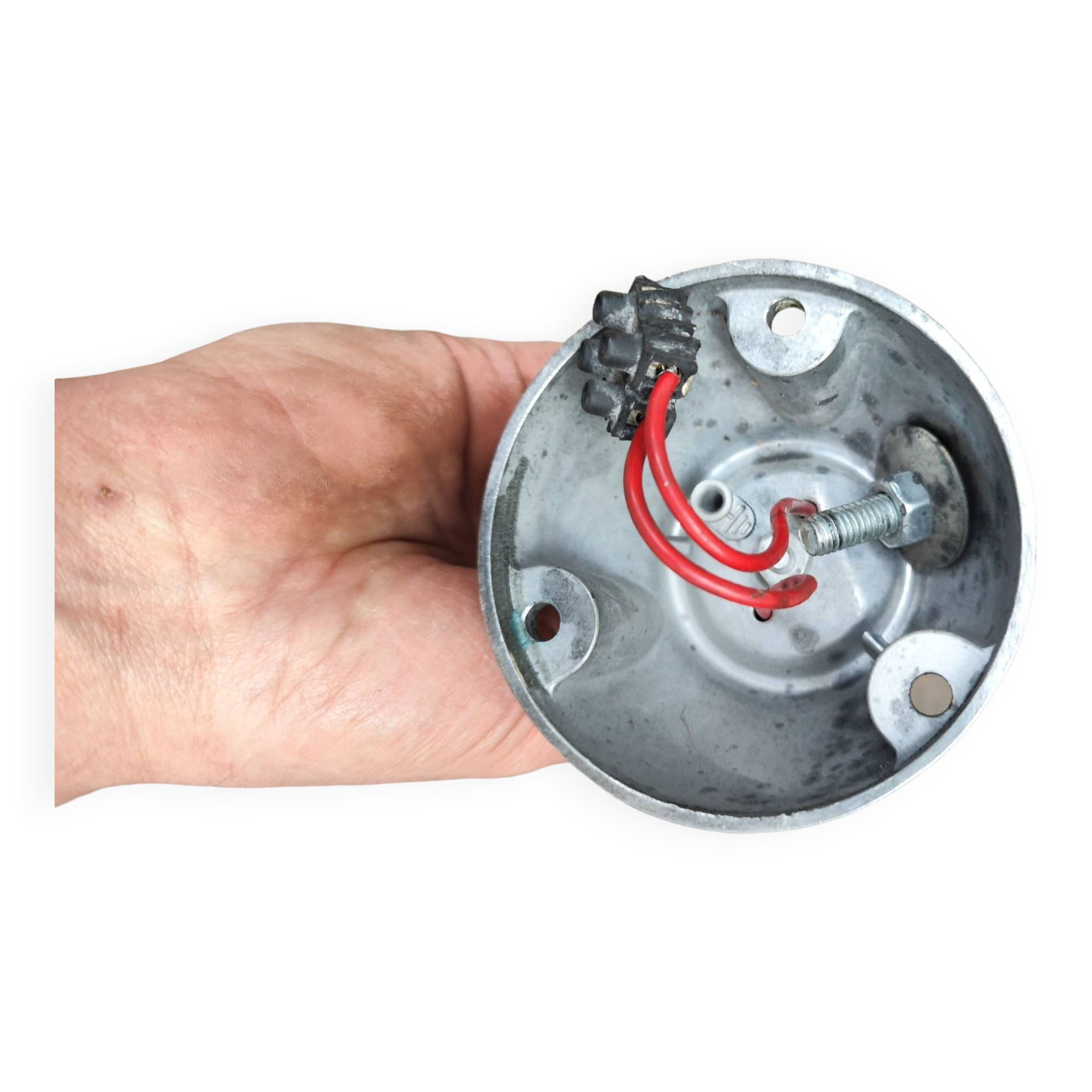 Jielde workshop lamp with graphite patina