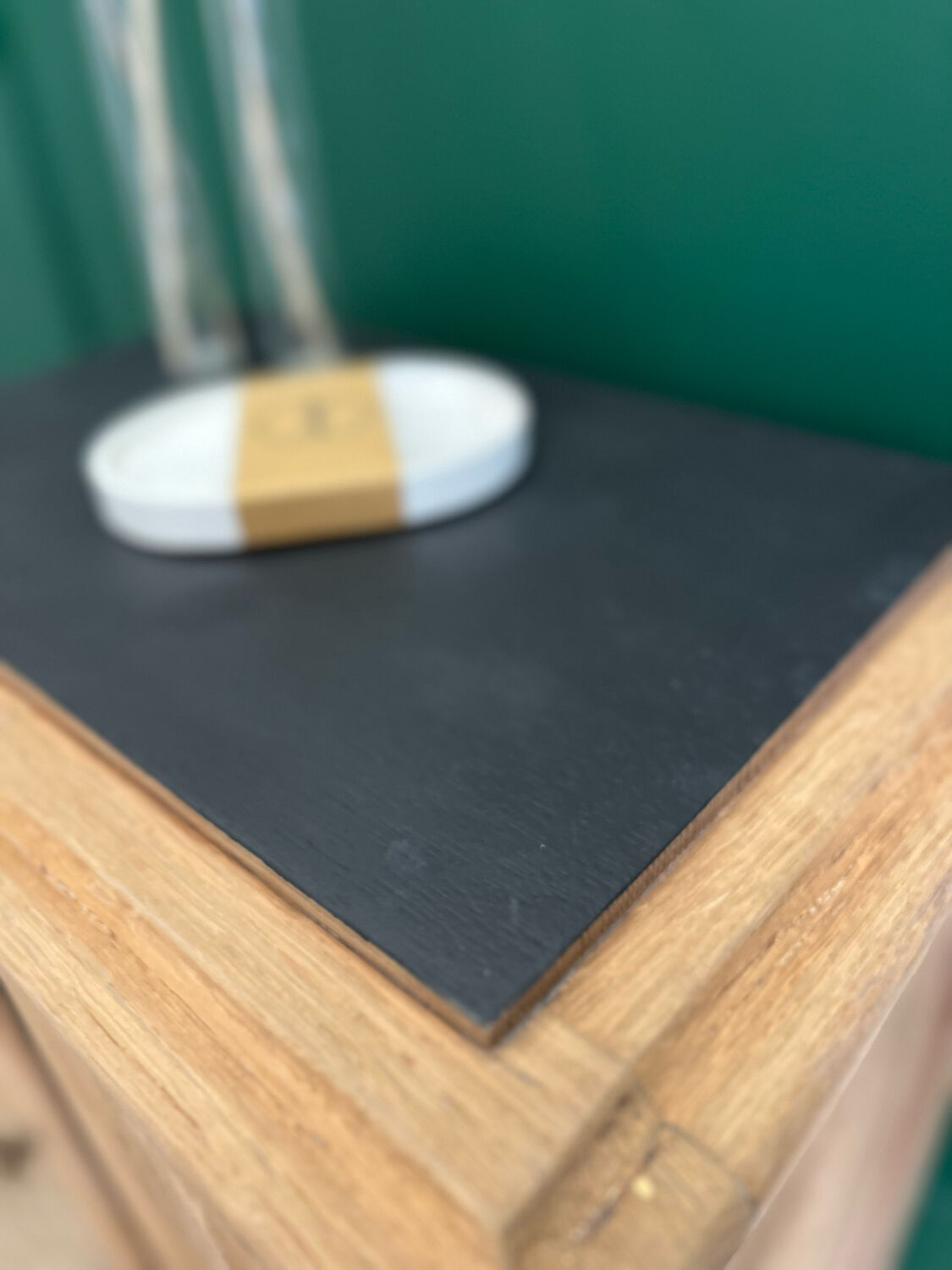 Bedside table raw solid wood