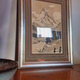 Art Deco Ink Drawing 1930 Framed