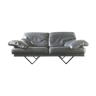 Canapé Cornelius de Durlet en cuir gris