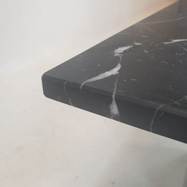 Table basse en marbre italien, années 1980