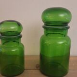 70's glass jar