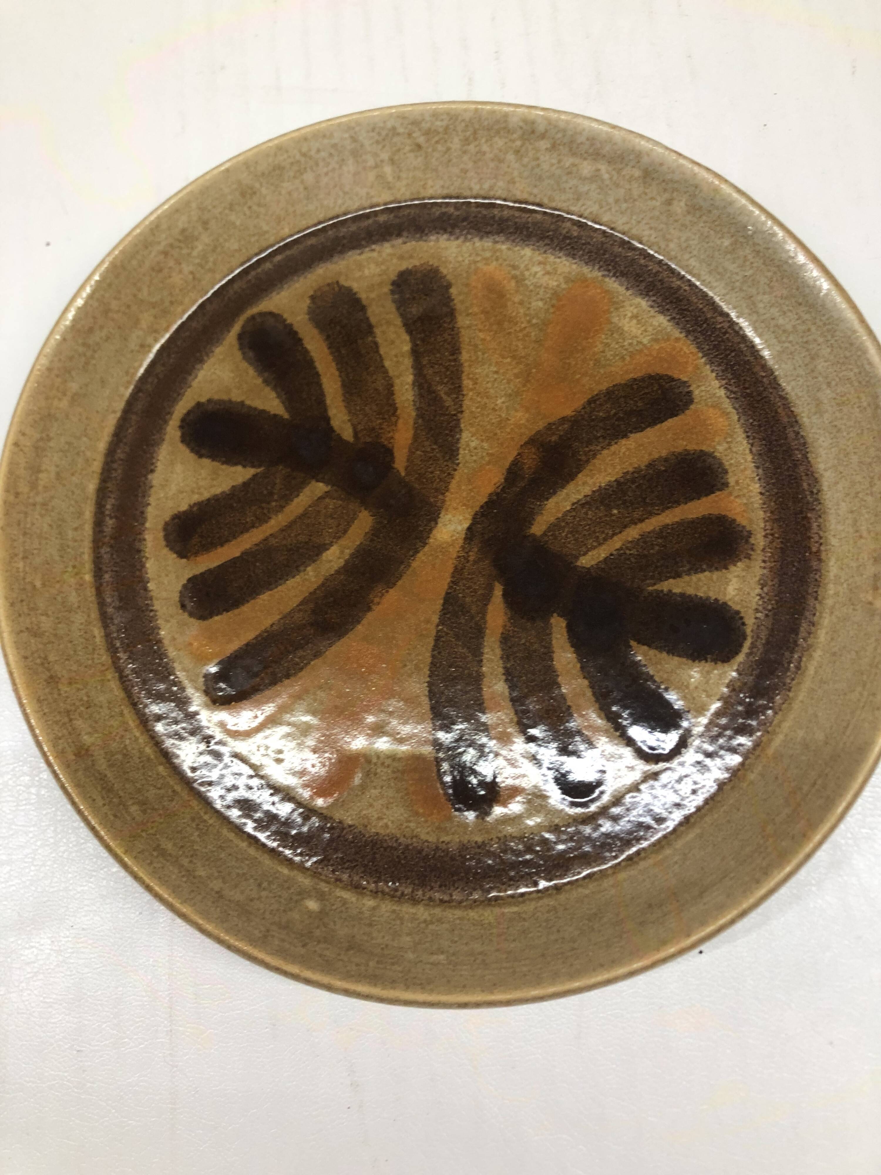Set of three ceramic dishes from Pornic