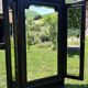 Dressmaker's cabinet with beveled triptych mirrors. (Mirror cabinet)
