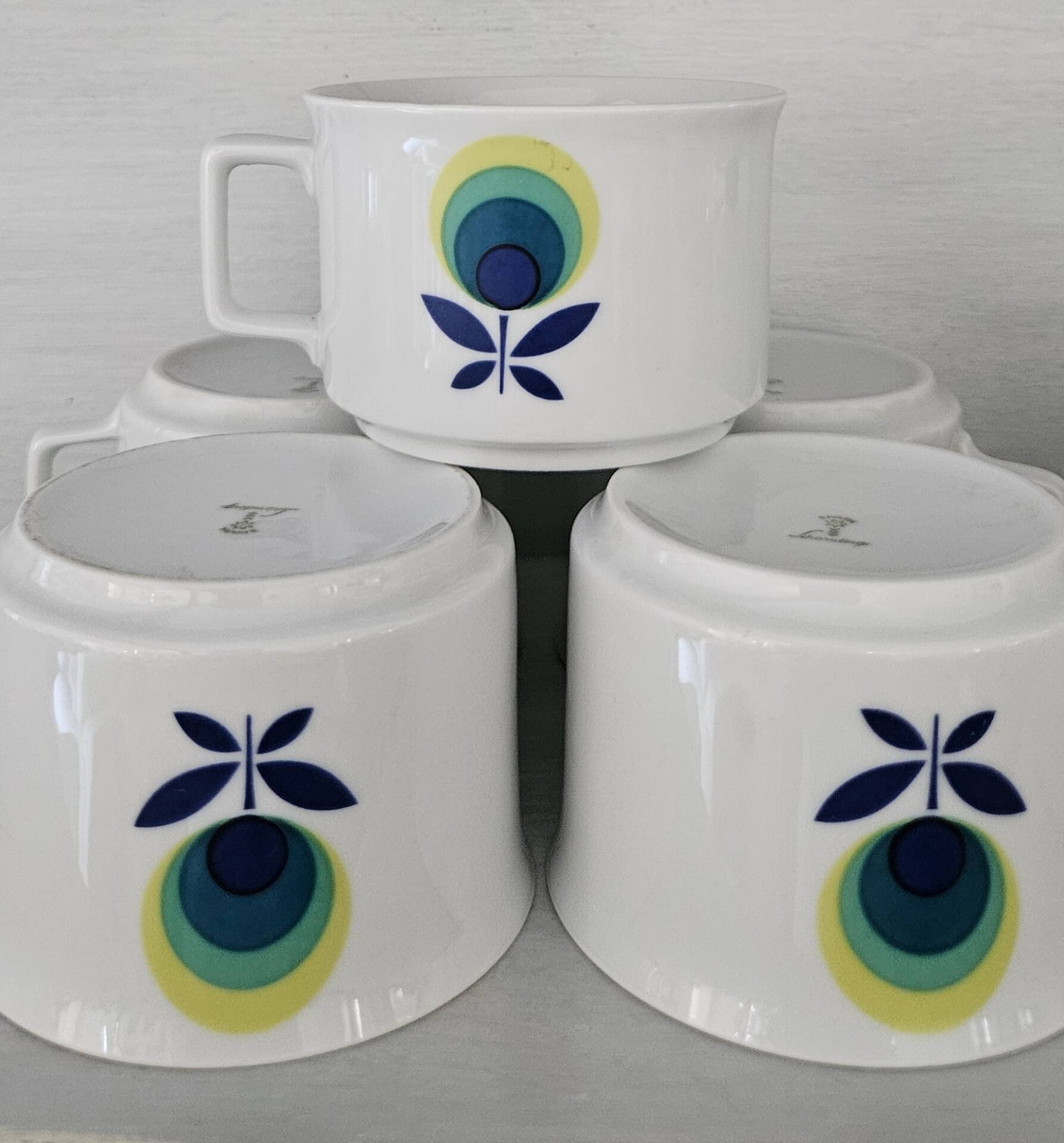 Service café 60s 70s vintage pop Bavaria Schirnding