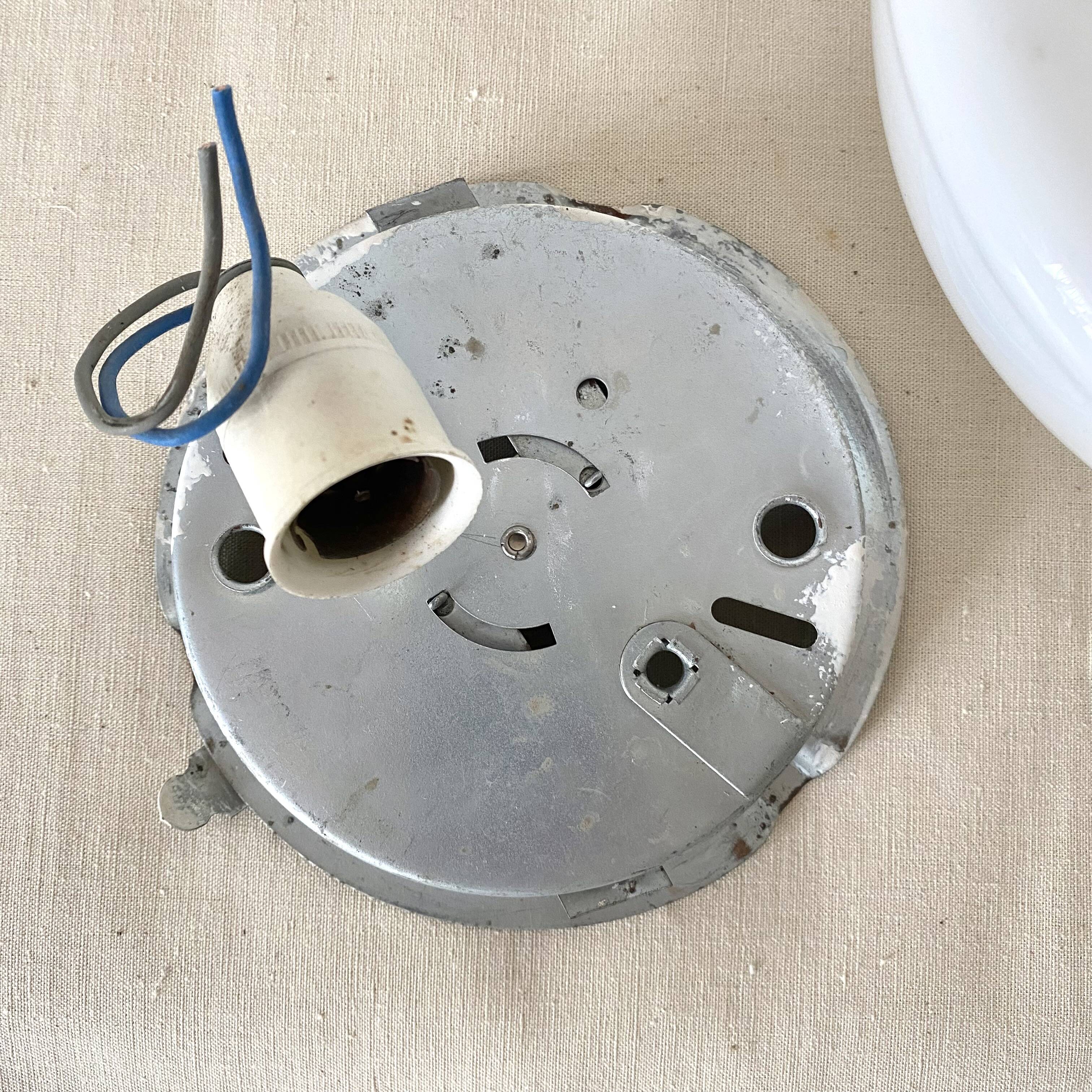 Vintage opaline ceiling light 20cm