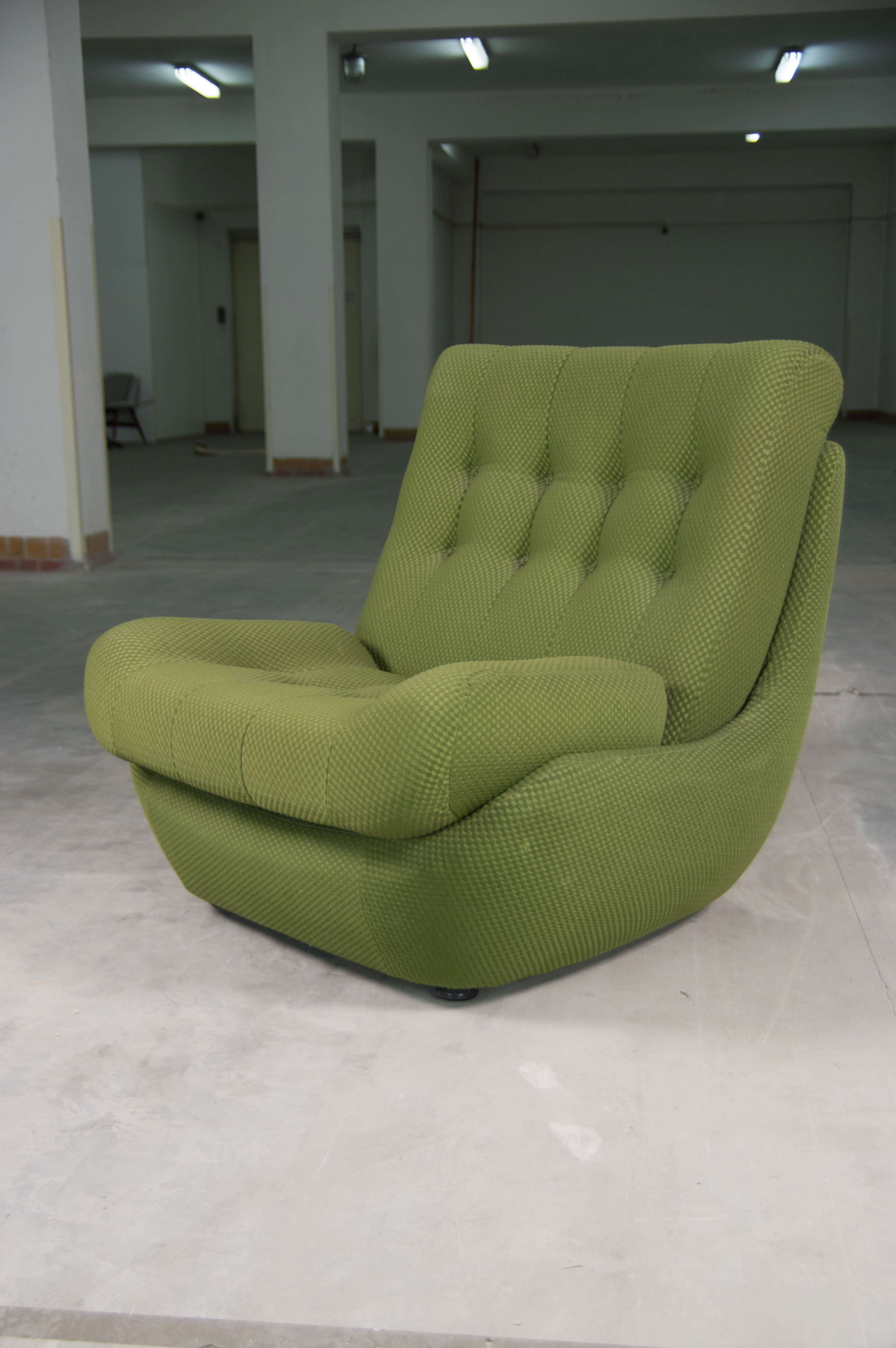 Design armchair, 1970s, four items available