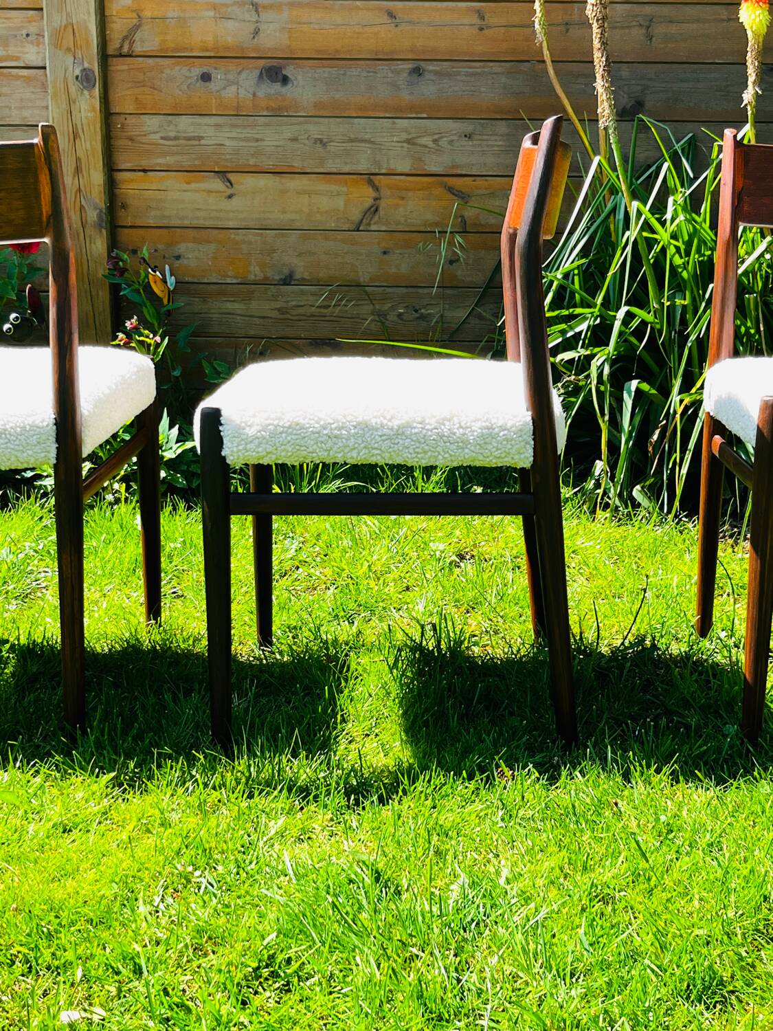 5 Danish chairs by Arne Vodder model 418 teak