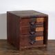 Small ko-dansu chest of drawers in paulownia with kanji labels – Japan, Meiji period