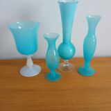 Set of ancient opaline vases