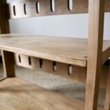 Folding wooden bookseller shelf