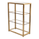 Brass and Glass Etagere or bookcase . Italy 1970s