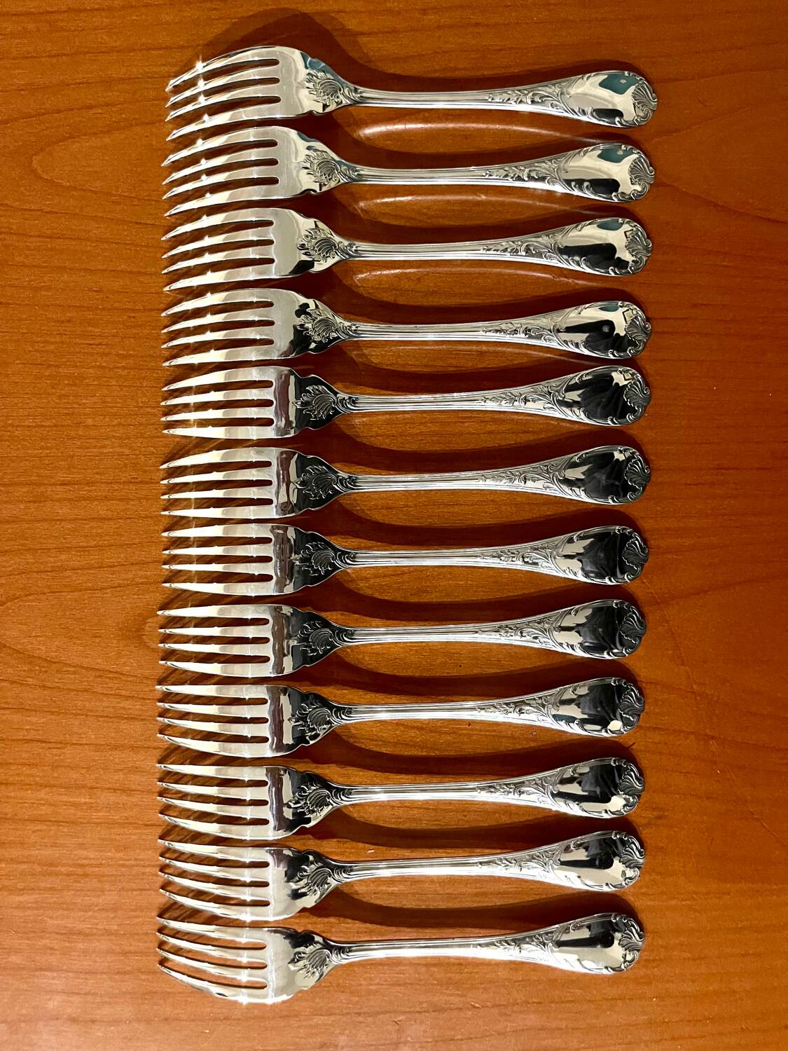 Christofle Marly 12 fish cutlery sets, 24 pieces, very good condition