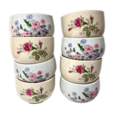 Vintage stoneware coffee tea cups